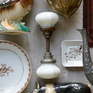 Milk Glass Doorknob