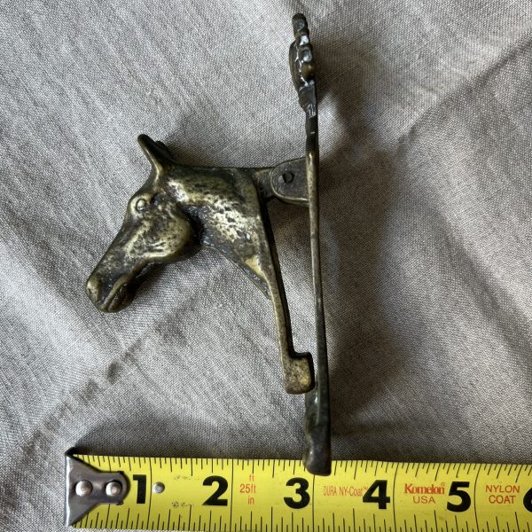 English Brass Horse Door Knocker - Image 3