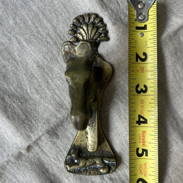 English Brass Horse Door Knocker - Image 2