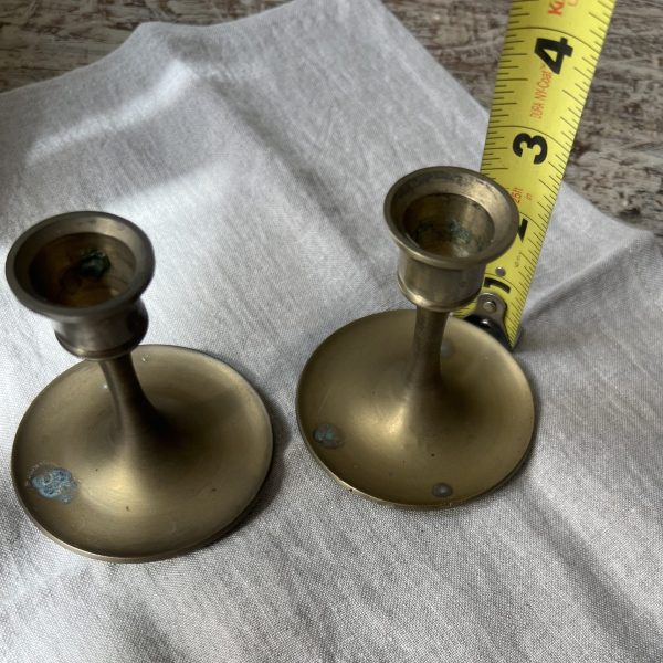 Brass Candlesticks - Image 2