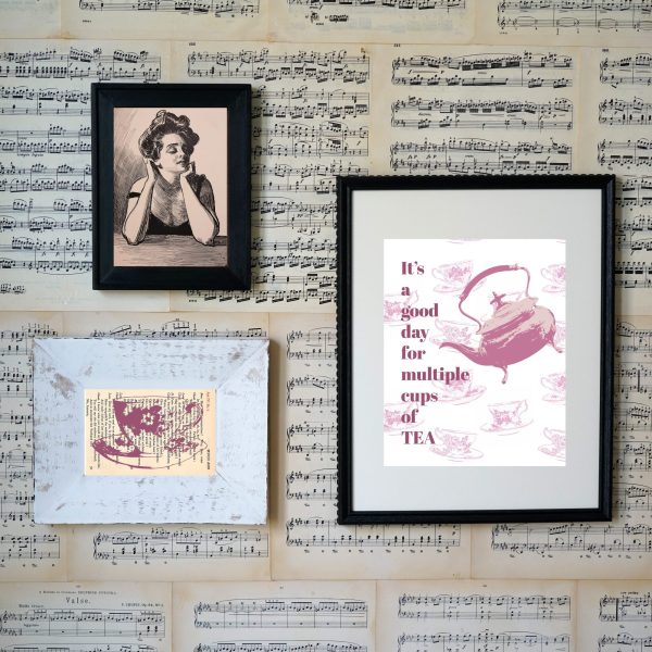 "Multiple Cups" (pink) Bundle Prints