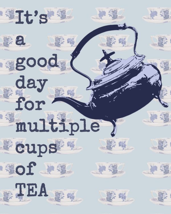 "Multiple Cups" (blue) Bundle Prints - Image 2