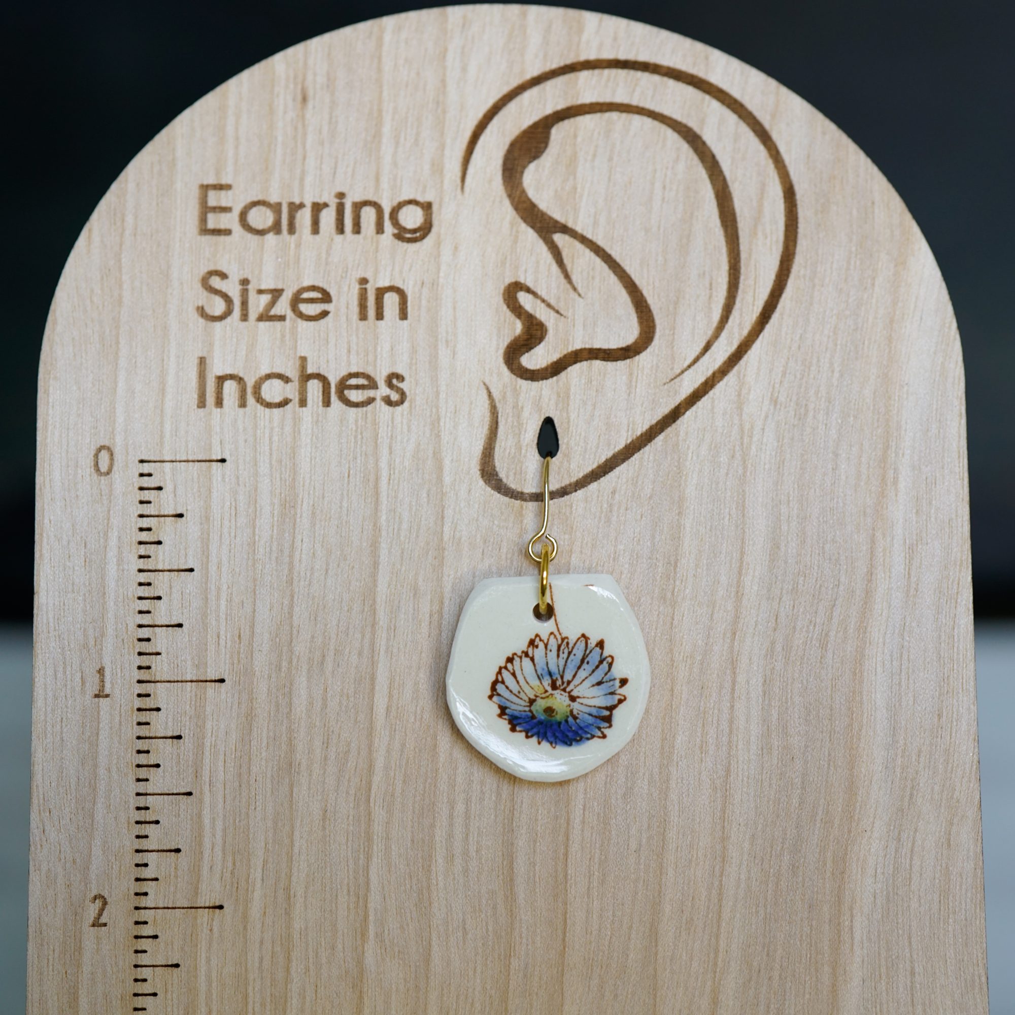 "Desert Bloom" Floral Earrings - Image 3