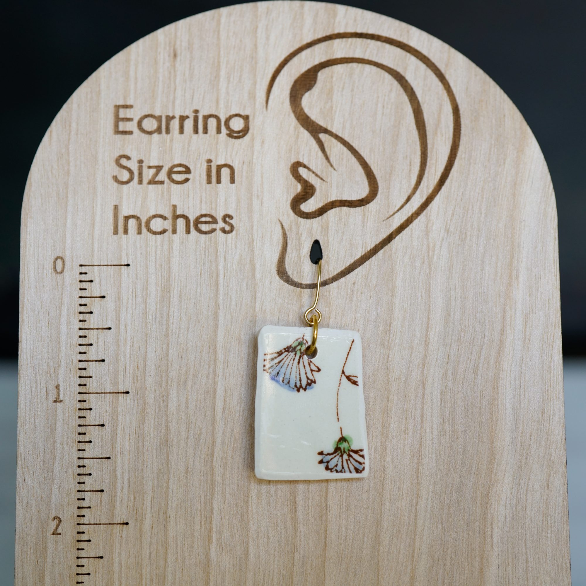 "Desert Bloom" Floral Earrings - Image 3