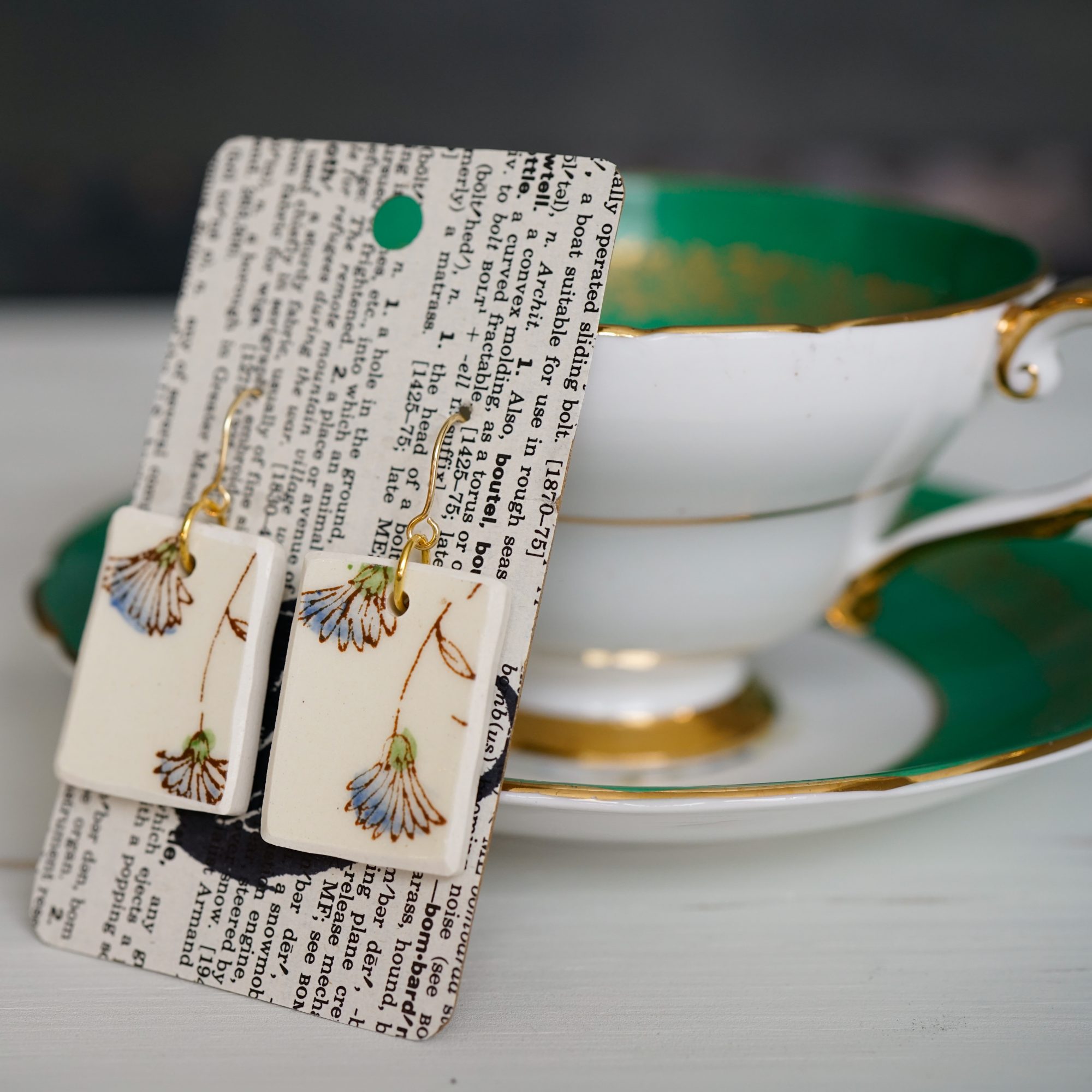 "Desert Bloom" Floral Earrings - Image 2