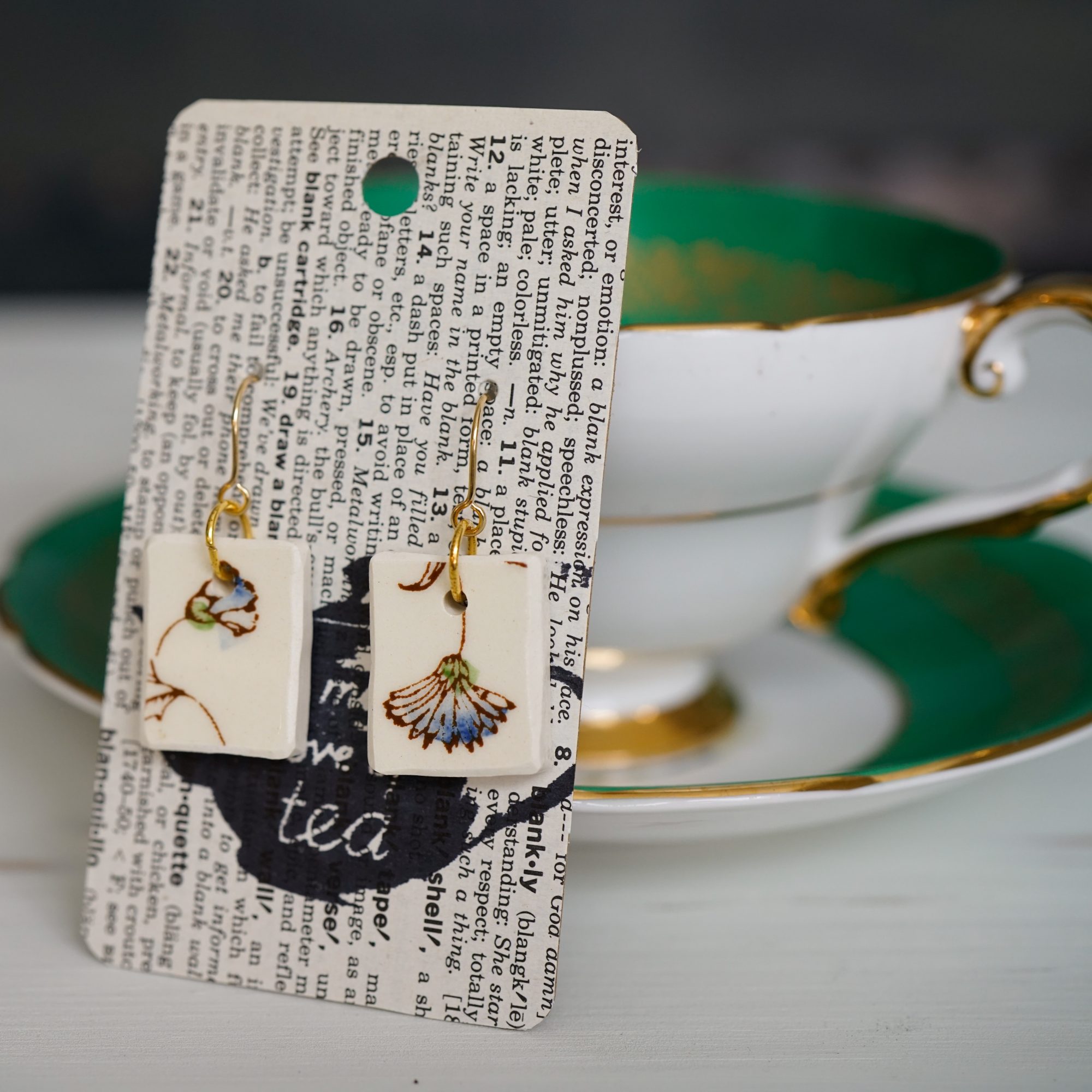 "Desert Bloom" Floral Earrings - Image 2