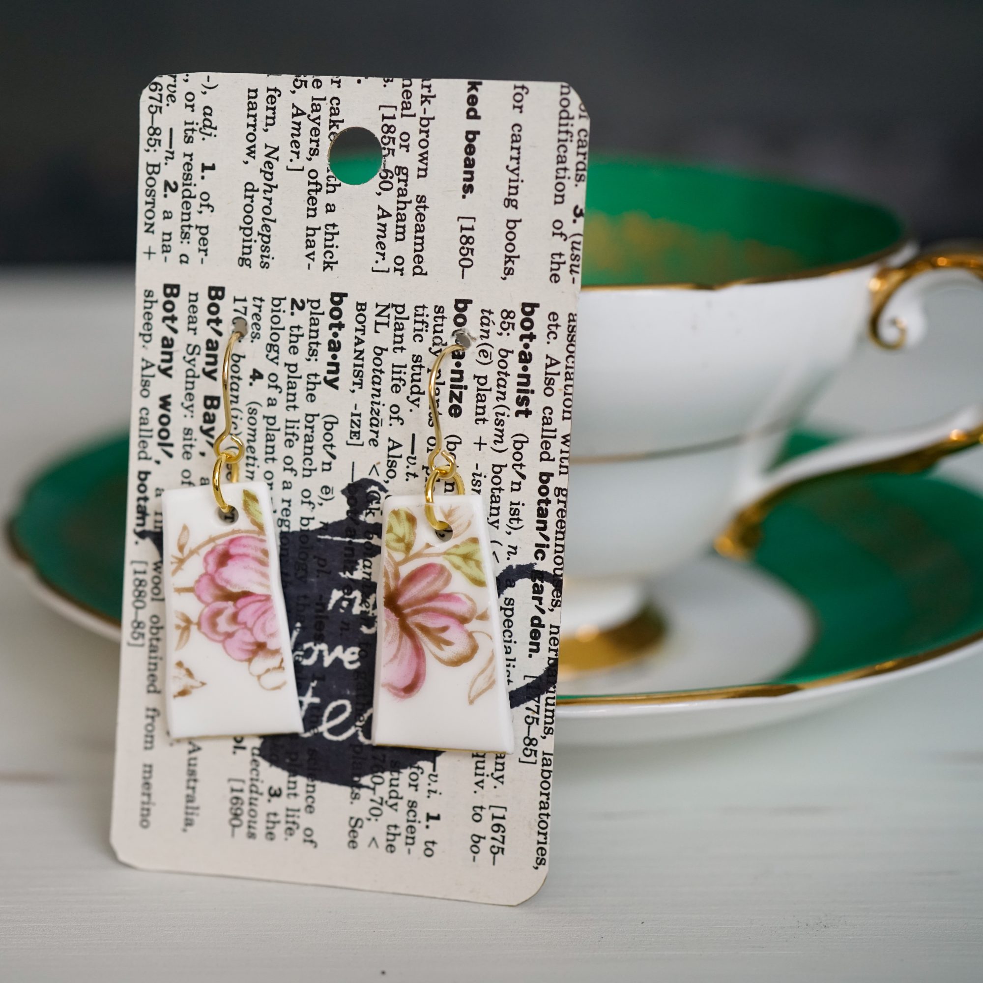 "Mayfair" Floral Earrings - Image 2