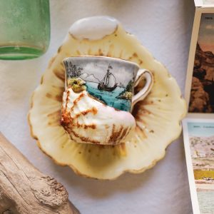 Nautilus Teacup and Saucer