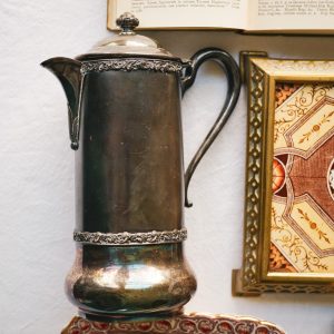 Silver and Pewter Coffeepot