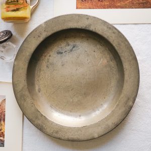 Pewter Plate 1790s - early 1800s