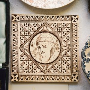 Rare Transferware Tile