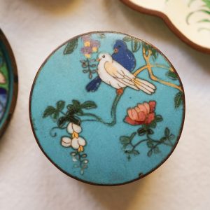 Cloisonné Lidded Small Container