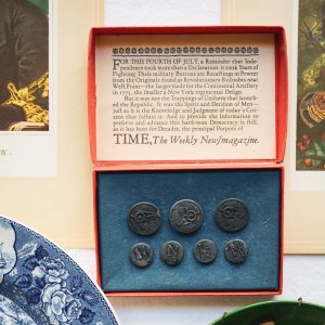 Pewter Military Button Replica Set