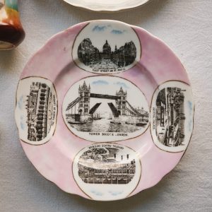 Pink Souvenir Plate