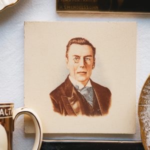 Tile of Sir Austin Chamberlain