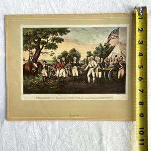 Currier Ives Print - Revolutionary War