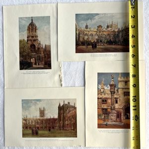 Four Prints “Oxford - Beautiful Britain” 1920