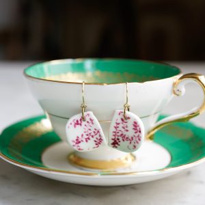"Pink Ivy" Earrings